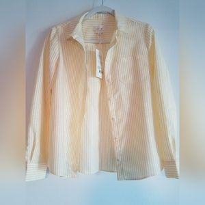 Sezane Tomboy shirt, NTW, size 36 (runs large, fits 4-6)